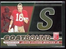 2023 Donruss Elite GOATBound Joe Montana #GB-JM3 card