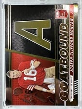 2023 Donruss Elite GOATBound Joe Montana #GB-JM9 card