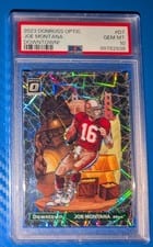 2023 Panini Donruss Downtown Joe Montana #D-7 card