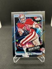 2024 Topps Chrome Cosmic Base Set Joe Montana #91 card
