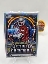 2024 Topps Chrome Cosmic Star Command Joe Montana #SC-22 card