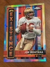 2024 Topps Chrome Into Existence Joe Montana #IE-9 card