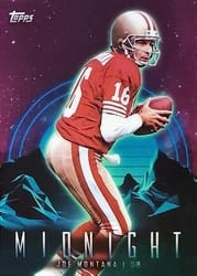 2024 Topps Midnight Base Set Joe Montana #87 card