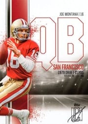 2024 Topps Signature Class Base Set Joe Montana #54 card