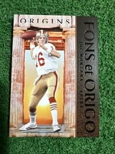 2025 Panini Origins Fons et Origo Joe Montana #2 card