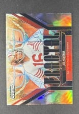 2025 Panini Prizm Black Fractal Joe Montana #5 card