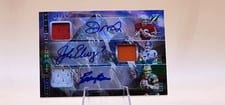 2024 Panini Zenith Z Summit Autographs Joe Montana / Brett Favre / John Elway #ZSA-QB3 card
