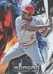 2018 Topps Fire Base Set Joe Morgan #179 card