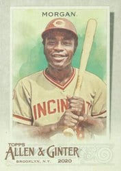 2020 Topps Allen & Ginter Base Set Joe Morgan #27 card