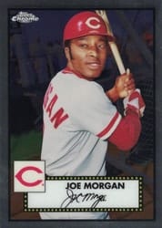 2021 Topps Chrome Platinum Anniversary Base Set Joe Morgan #657 card