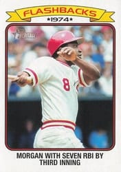 2023 Topps Heritage Baseball Flashbacks Joe Morgan #BF-9 card