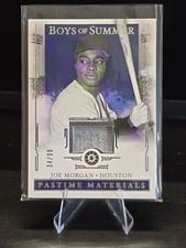 2024 Panini Boys of Summer Pastime Materials Joe Morgan #PM-JM card