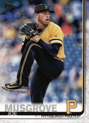 2019 Topps Base Set Joe Musgrove #104 card
