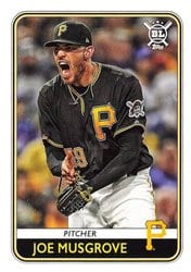 2020 Topps Big League Base Set Joe Musgrove #101 card