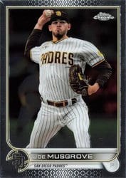 2022 Topps Chrome Base Set Joe Musgrove #11 card
