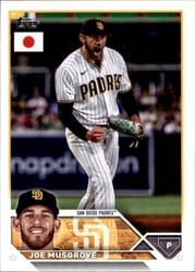 2023 Topps Japan Edition Base Set Joe Musgrove #60 card