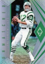 2018 Panini Phoenix Unmatched Joe Namath #16 card