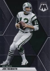 2020 Panini Mosaic Base Set Joe Namath #155 card
