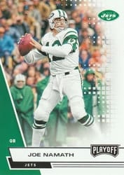2020 Panini Playoff Base Set Joe Namath #25 card