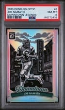 2025 Donruss Optic Downtown Legends Joe Namath #6 card