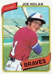 1980 Topps Base Set Joe Nolan #64 card