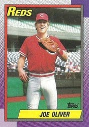 1990 Topps Base Set Joe Oliver #668 card