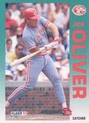 1992 Fleer Base Set Joe Oliver #414 card