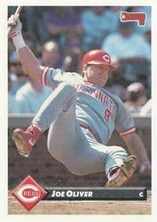 1993 Donruss Base Set Joe Oliver #586 card