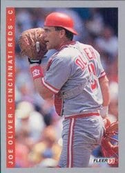 1993 Fleer Base Set Joe Oliver #38 card