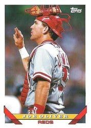 1993 Topps Base Set Joe Oliver #138 card
