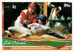 1994 Topps Base Set Joe Oliver #485 card