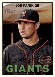 2016 Topps Heritage Base Set Joe Panik #297 card