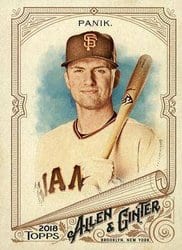 2018 Topps Allen & Ginter Base Set Joe Panik #185 card