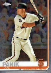 2019 Topps Chrome Base Set Joe Panik #14 card