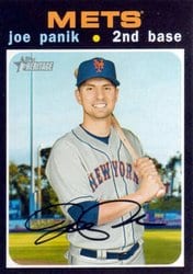 2020 Topps Heritage Base Set Joe Panik #166 card