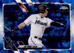 2021 Topps Chrome Update Sapphire Edition Base Set Joe Panik #US83 card