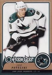 2008-09 O-Pee-Chee Base Set Joe Pavelski #22 card