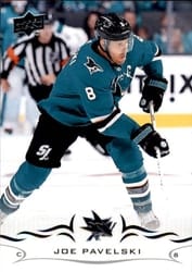 2018-19 Upper Deck Base Set Joe Pavelski #400 card