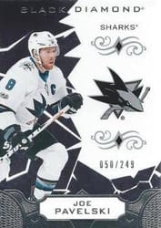 2018-19 Upper Deck Black Diamond Base Set Joe Pavelski #BDB-JP card