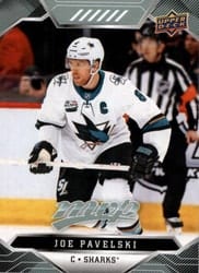 2019-20 Upper Deck MVP Base Set Joe Pavelski #47 card