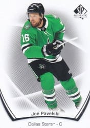 2021-22 SP Authentic Base Set Joe Pavelski #51 card