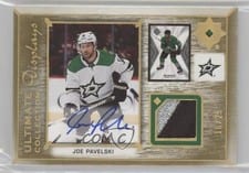 2021-22 Upper Deck Ultimate Collection Ultimate Display Autograph Jersey Joe Pavelski #UDA-PA card