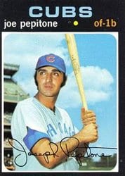 1971 Topps Base Set Joe Pepitone #90 card