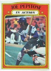 1972 Topps Base Set Joe Pepitone #304 card