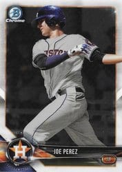 2018 Bowman Chrome Prospects Joe Perez #BCP181 card