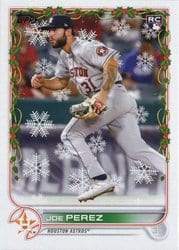 2022 Topps Holiday Base Set Joe Perez #HW83 card