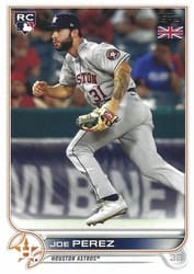 2022 Topps UK Edition Base Set Joe Perez #210 card