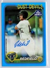 2024 Topps Pro Debut Autographs Joe Redfield #PD-5 card