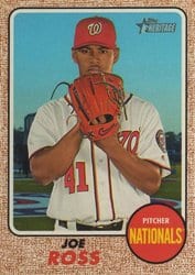 2017 Topps Heritage Base Set Joe Ross #536 card
