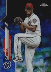 2020 Topps Chrome Sapphire Edition Base Set Joe Ross #647 card